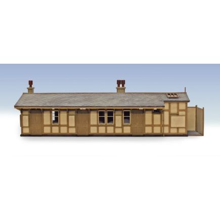 Peco LK-205 OO Gauge GW Wooden Station Building Laser Cut Wood Kit