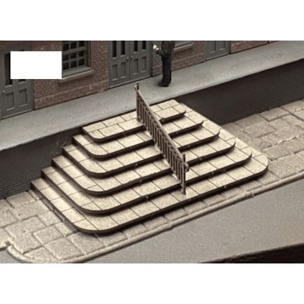 Scale Model Scenery LX333 OO Gauge Platform Steps Laser Cut Kit