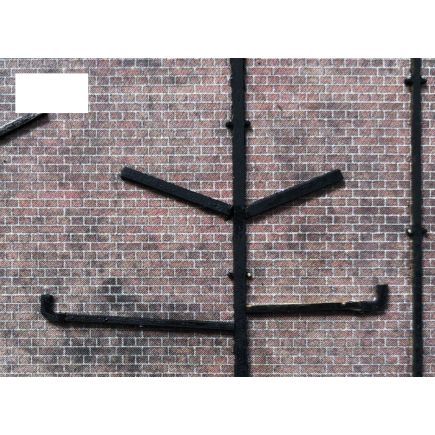 Scale Model Scenery LX554 OO Gauge Downpipes & Soil Pipes Laser Cut Kit