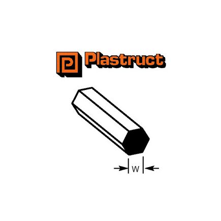 Plastruct Hex Rod - Various Sizes To Choose