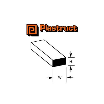 Plastruct Rectangular Rod - Various Sizes To Choose