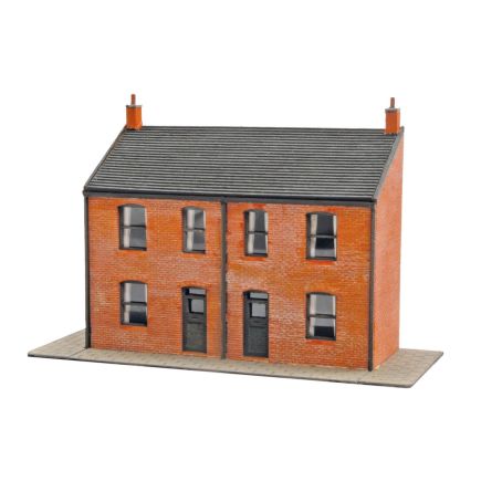 Peco NB-306 N Gauge Victorian House Fronts Laser Cut Kit