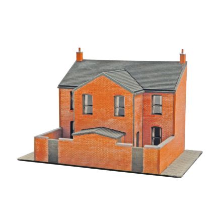 Peco NB-307 N Gauge Victorian House Backs Laser Cut Kit