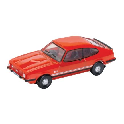 Oxford Diecast NCAP004 N Gauge Ford Capri Mk3 Sebring Red