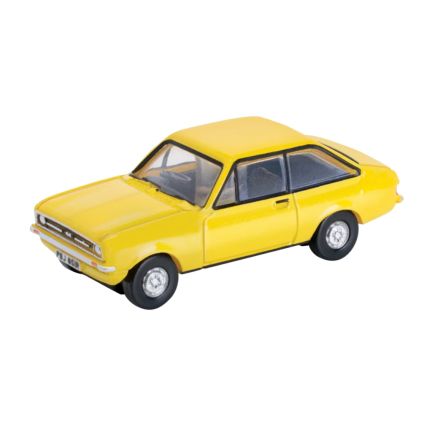 Oxford Diecast NESC002 N Gauge Ford Escort Mk2 Signal Yellow