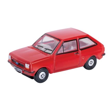 Oxford Diecast NFF001 N Gauge Ford Fiesta Mk1 Venetian Red