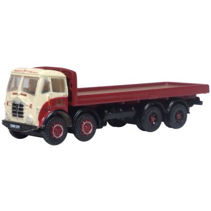 Oxford Diecast NFG013 N Gauge Foden FG 8 Wheel Platform Robsons of Carlisle