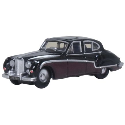 Oxford Diecast NJAG9004 N Gauge Jaguar Mk8 And 9 Black And Imperial Maroon