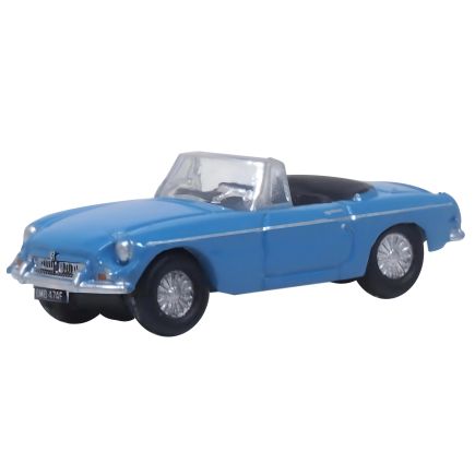 Oxford Diecast NMGB004 N Gauge MGB Roadster Iris Blue