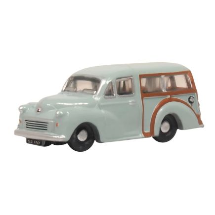 Oxford Diecast NMMT009 N Gauge Morris Minor Traveller Smoke Grey