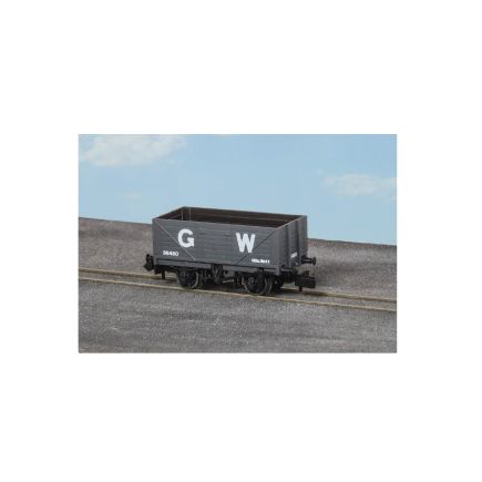 Peco NR-7000W N Gauge 7 Plank Open Wagon GW Grey