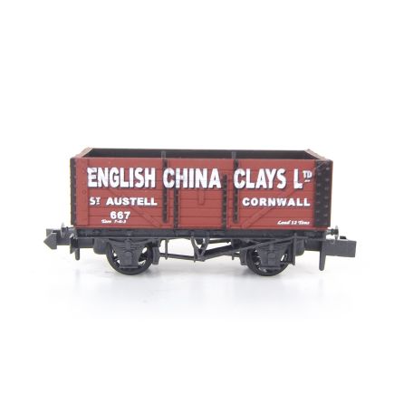 Peco NR-P928B N Gauge 7 Plank China Clay Wagon CMC Exclusive