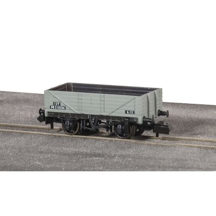 Peco NR-5004B N Gauge 5 Plank Wagon BR Grey