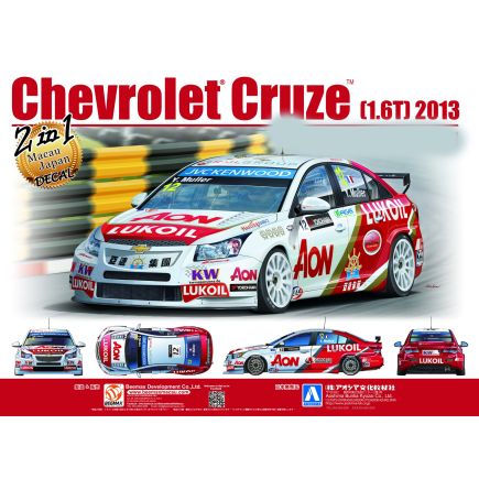 Nunu NU24022 Chevrolet Cruze 1.6T 13 WTCC World Champion Plastic Kit