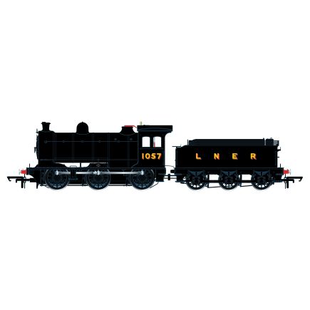 Oxford Rail OR76J26001 OO Gauge LNER J26 0-6-0 1057 LNER Black