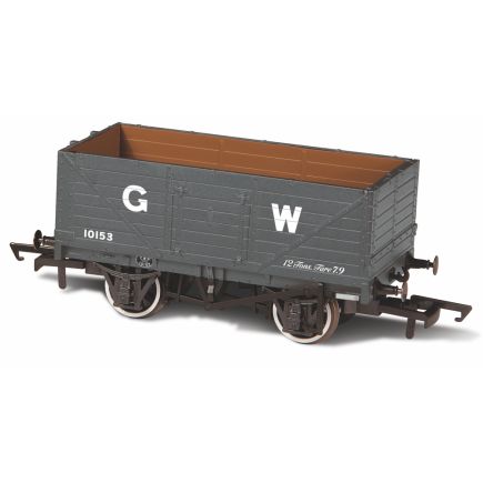 Oxford Rail OR76MW7034 OO Gauge 7 Plank Wagon GW Grey No.10153