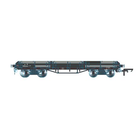 Oxford Rail OR76PIL005BW OO Gauge BR Pilchard Wagon BR Grey DB990084 Weathered