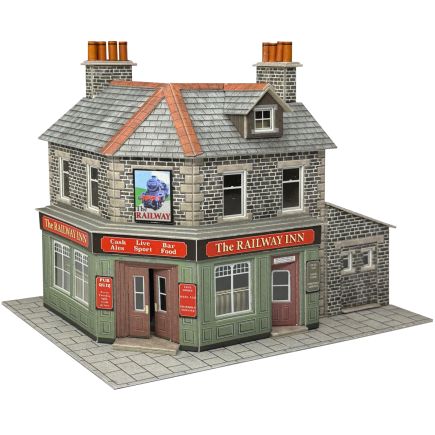 Metcalfe PO309 OO Gauge Stone Corner Shop Or Pub Card Kit