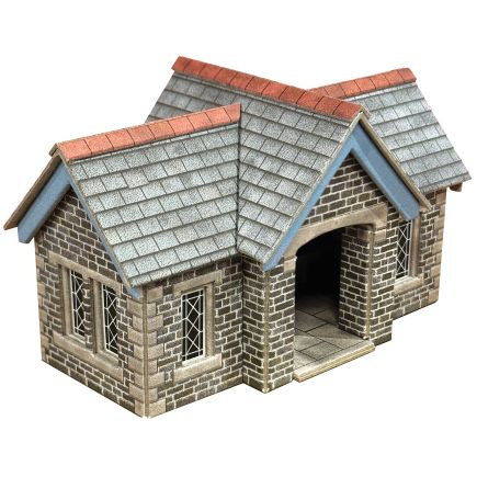 Metcalfe PO316 OO Gauge Little Cardleywick Station Shelter