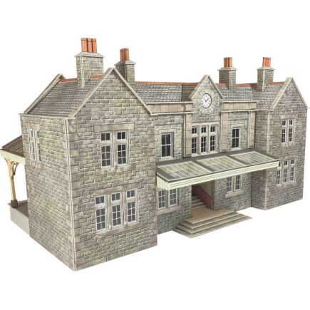 Metcalfe PO320 OO Gauge Mainline Station Booking Hall Card Kit