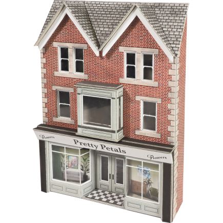 Metcalfe PO374 OO Gauge Low Relief Shop Front No.7 High Street Card Kit