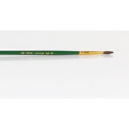 Royal And Langnickel R20-3 Natural Hair Paint Brush Round No.3