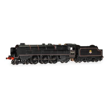 Hornby R30135 OO Gauge LMS Princess Royal The Turbomotive 4-6-2 46202 BR Black Early Crest