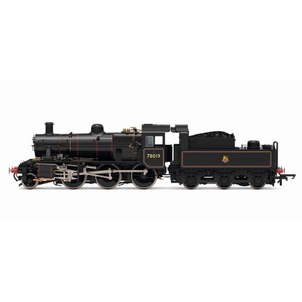 Hornby R30390 OO Gauge BR Standard 2MT 2-6-0 78019 BR Black Early BR Crest