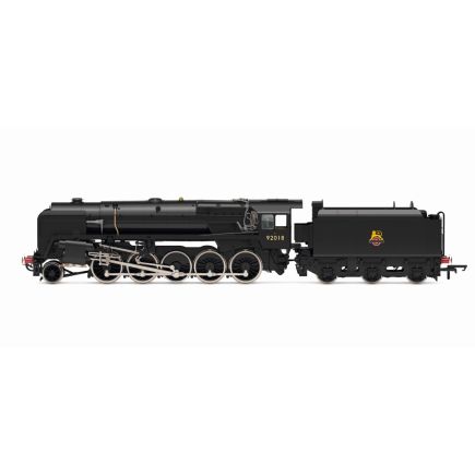 Hornby R30396 OO Gauge BR 9F 2-10-0 92018 BR Black Early Crest