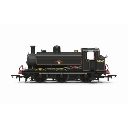 Hornby R30397 OO Gauge LNER J52 0-6-0 68846 BR Black Late Crest
