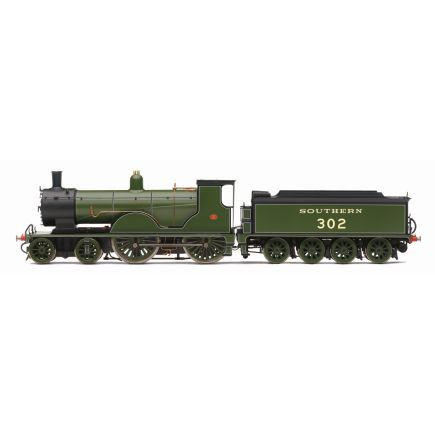 Hornby R30410 OO Gauge SR T9 4-4-0 302 SR Olive Green