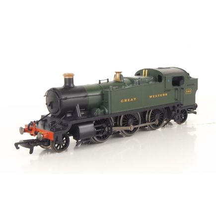 Hornby R3109-SH OO Gauge GW Large Prairie 2-6-2 Tank 5154 GW Green Great Western