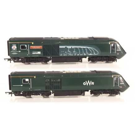 Hornby R3696-SH OO Gauge Class 43 HST Power Cars 43093 'Old Oak Common' And 43016 GWR Green