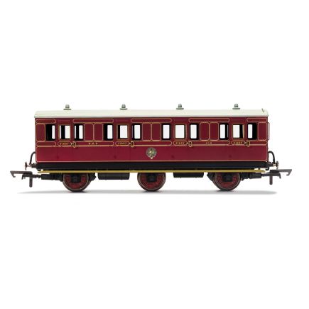 Hornby R40135 OO Gauge 6 Wheeled 1st Class Coach NBR 414 With Lights