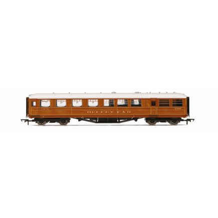 Hornby R40455 OO Gauge LNER Gresley Buffet Coach LNER Teak 21609