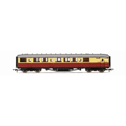 Hornby R40460 OO Gauge LNER Gresley Corridor Composite Brake Coach BR Crimson And Cream E9126E