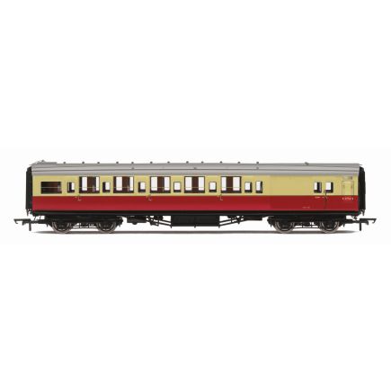 Hornby R40463 OO Gauge SR Maunsell Brake Third Coach BR Crimson And Cream S3752 Set 222