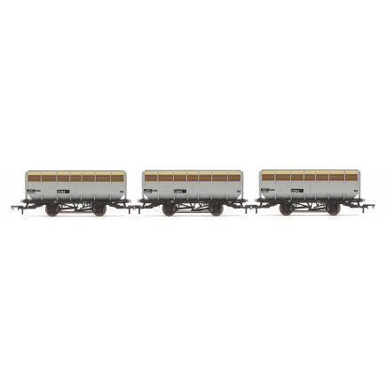 Hornby R60255 OO Gauge Triple Wagon Pack BR Coke Hoppers