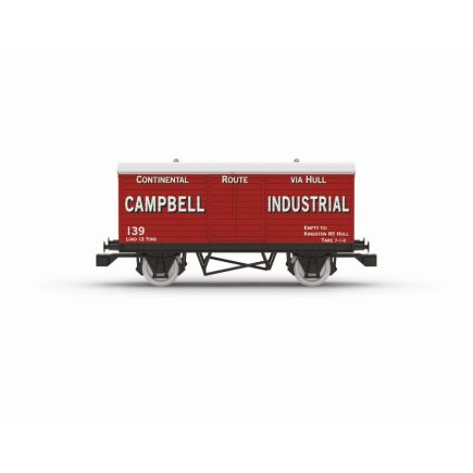 Hornby R60272 OO Gauge RailRoad Closed Van Campbell