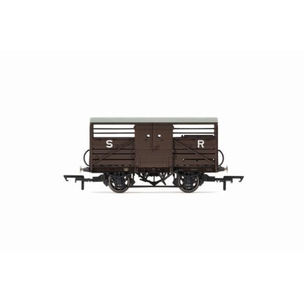 Hornby R60287 OO Gauge SR Cattle Wagon SR Brown 53698