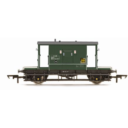 Hornby R60290 OO Gauge BR 20 Ton Brake Van BR Railfreight CAR B955167