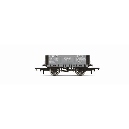 Hornby R60294 OO Gauge 4 Plank Wagon 'Charles Abell' No.214