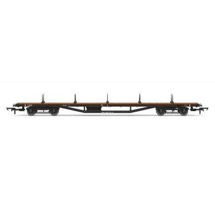 Hornby R60298 OO Gauge YMO Salmon Bogie Flat Wagon DB996184 BR Departmental Black