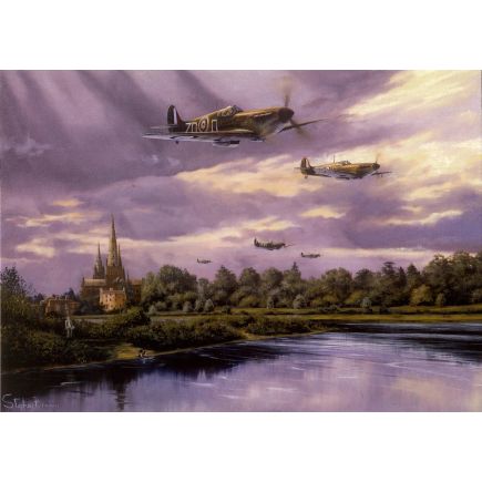 Rothbury 60272 Spitfires Over Lichfield Card