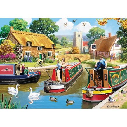 Rothbury 60975 Busy Days On The Canal Card