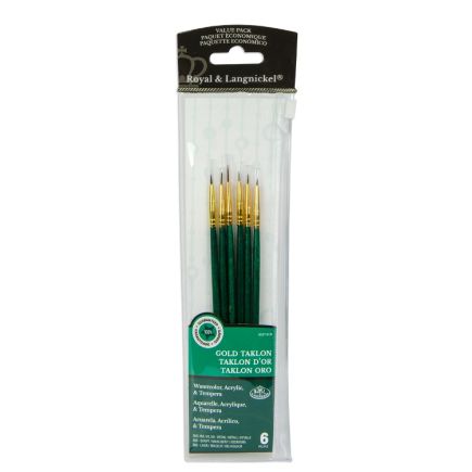 Royal And Langnickel RSET-9139 Pack Of 6 Paint Brushes