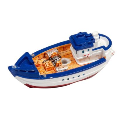 SDL 11195B Fishing Boat 8cm Long Resin Model Version B