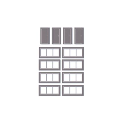 Wills SSM314 OO Gauge Extra Window & Doors