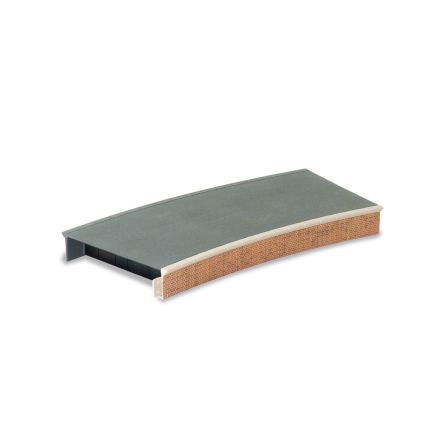 Peco ST-292 OO Gauge Platform System Curved Unit Brick Edging