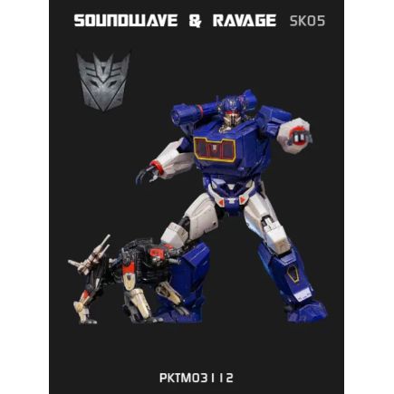 Trumpeter TM03112 Transformers Soundwave & Ravage SK05 Smart Model Kit